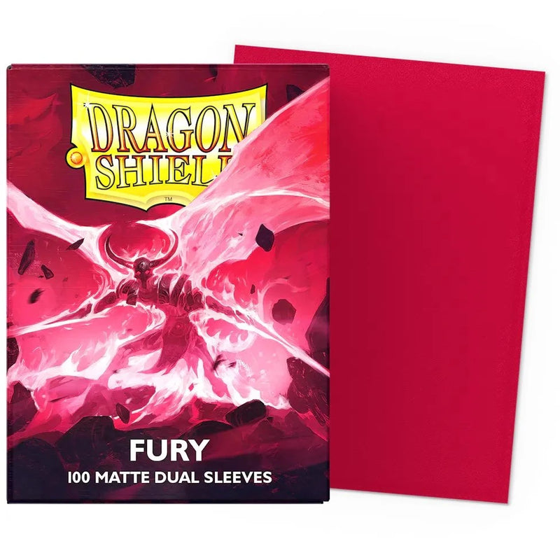Dragon Shield Dual Matte Standard Sleeves - Fury (100-Pack)