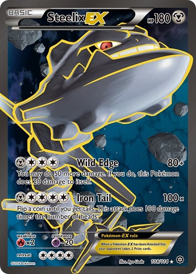 Steelix EX Full Art - XY - Steam Siege