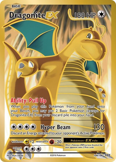 Dragonite EX Full Art - XY - Evolutions
