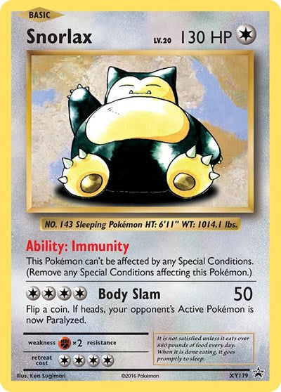 Snorlax XY179 - XY Promos
