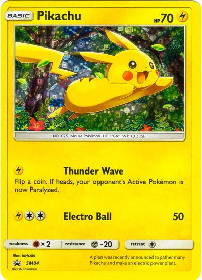 Pikachu - SM04 (General Mills) - Miscellaneous Cards & Products