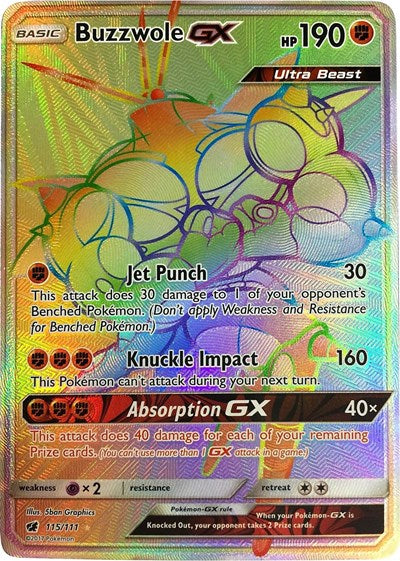 Buzzwole GX (Secret) - SM - Crimson Invasion