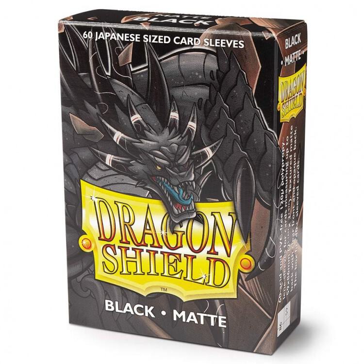 Dragon Shield 60ct Japanese Sleeves - Black