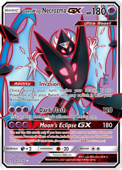 Dawn Wings Necrozma GX (Full Art) - SM - Ultra Prism