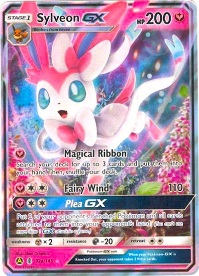 Sylveon GX 92a 145 - Alternate Art Promos