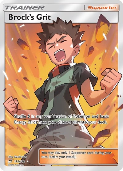 Brock's Grit (Full Art) - SM - Team Up