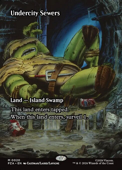 Undercity Sewers - Teenage Mutant Ninja Turtles Source Material
