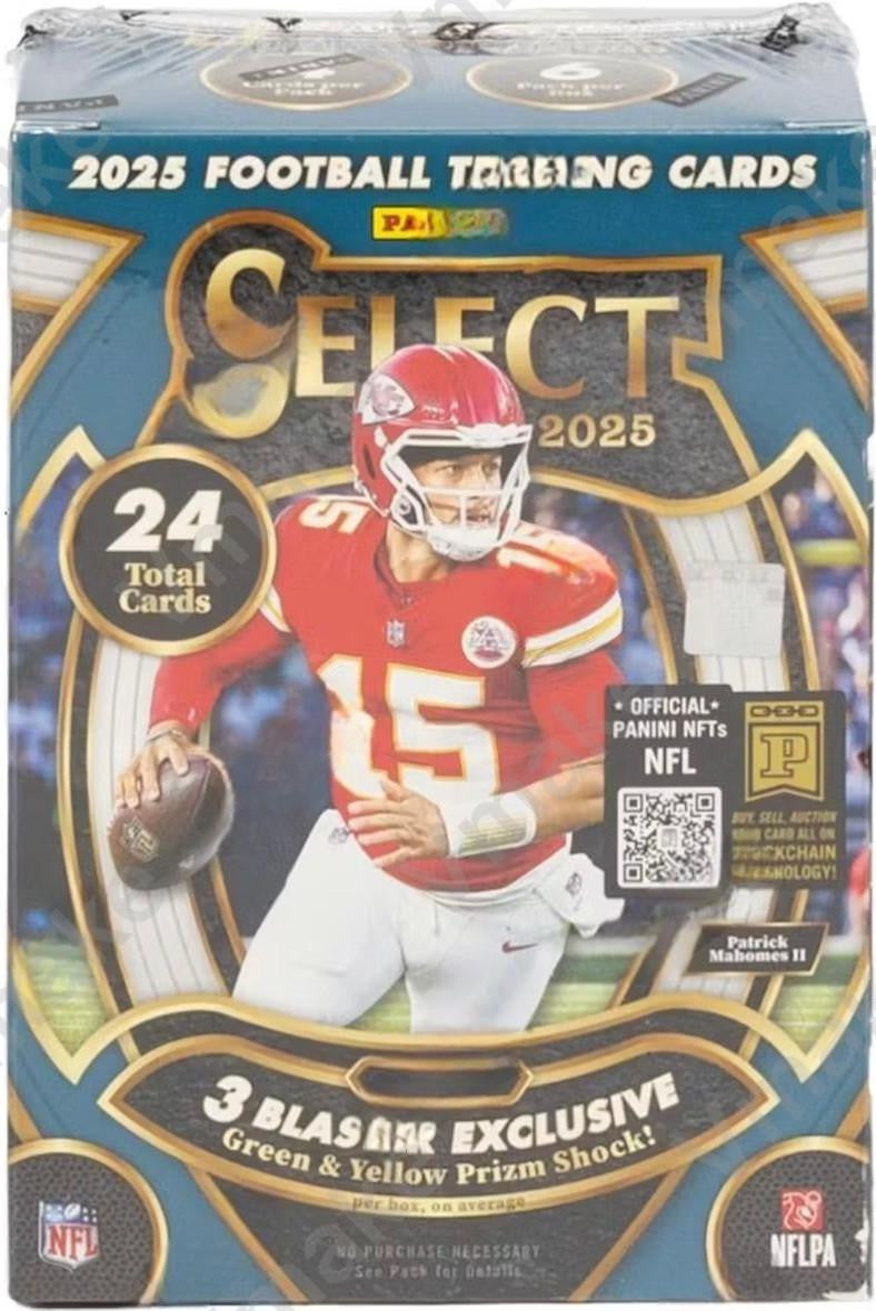 2025 Panini Football Select Blaster Box - Blue