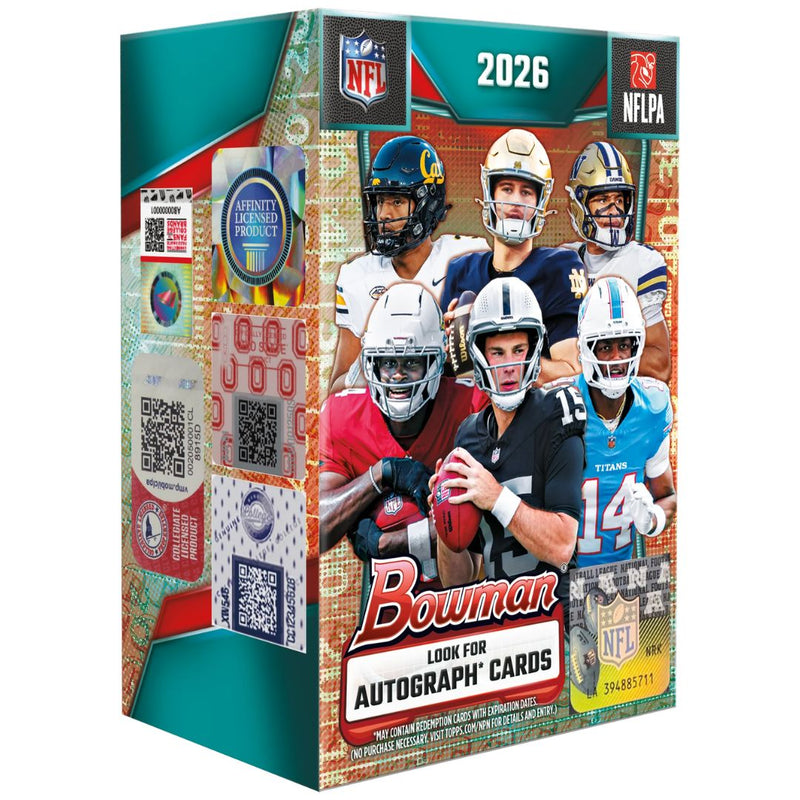 2026 Topps NFL Bowman Blaster Box