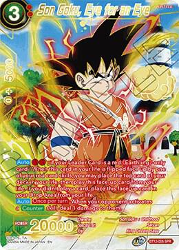 Son Goku, Eye for an Eye (SPR) - Vicious Rejuvenation (DBS-B12)