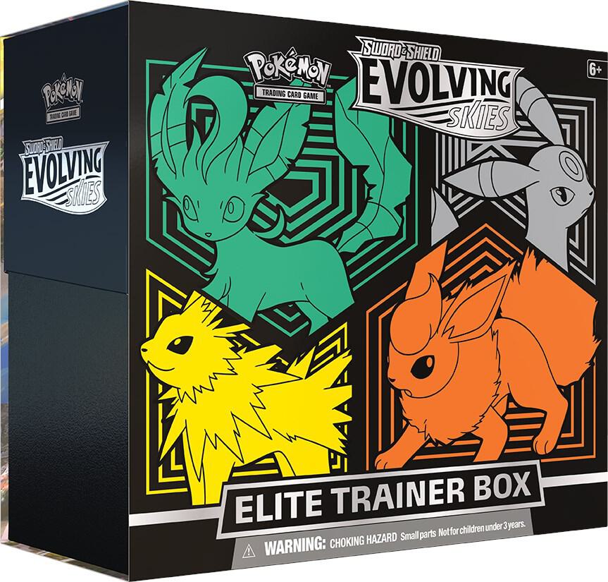Pokémon TCG - Evolving Skies Elite Trainer Box [Flareon/Jolteon/Umbreon/Leafeon]