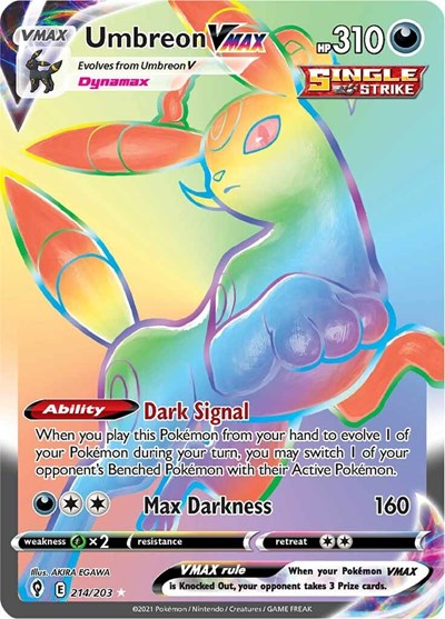 Umbreon VMAX Secret - SWSH07: Evolving Skies