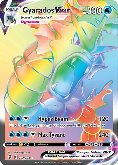 Gyarados VMAX Secret - SWSH07: Evolving Skies