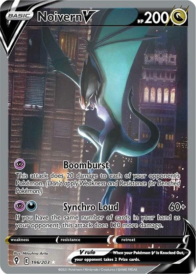 Noivern V Alternate Full Art - SWSH07: Evolving Skies