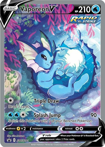 Vaporeon V SWSH181 - SWSH: Sword & Shield Promo Cards