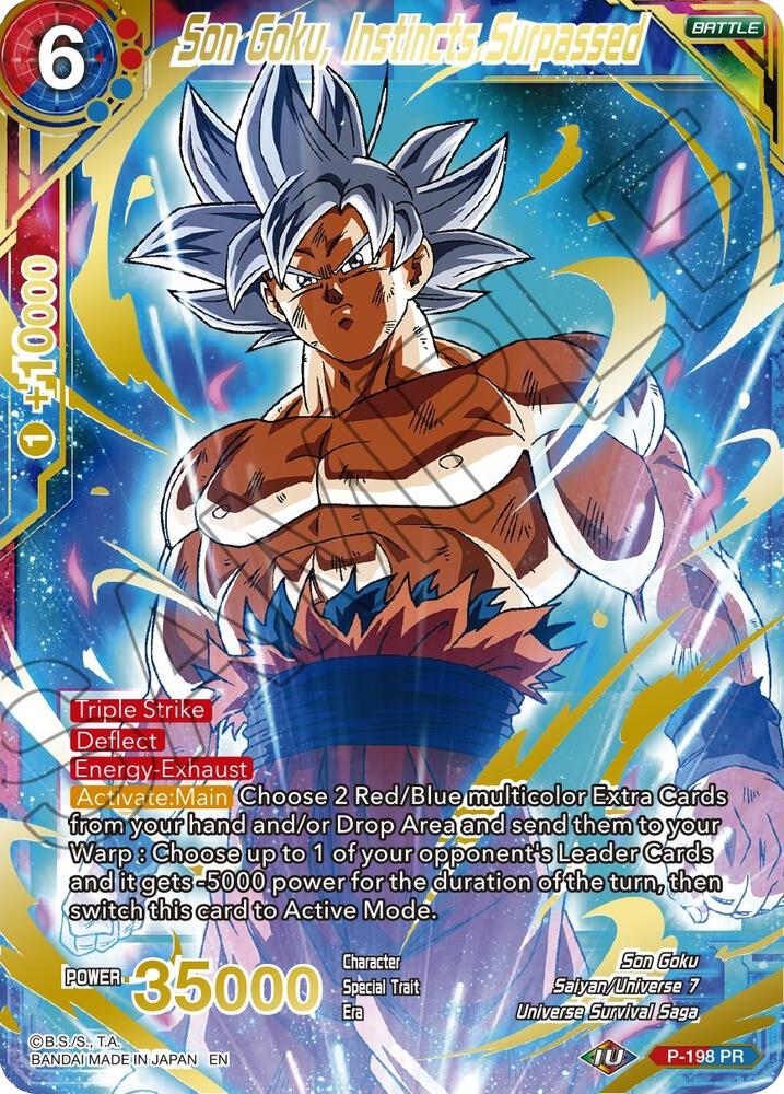 Son Goku, Instincts Surpassed (Gold Stamped) - Mythic Booster (MB-01)