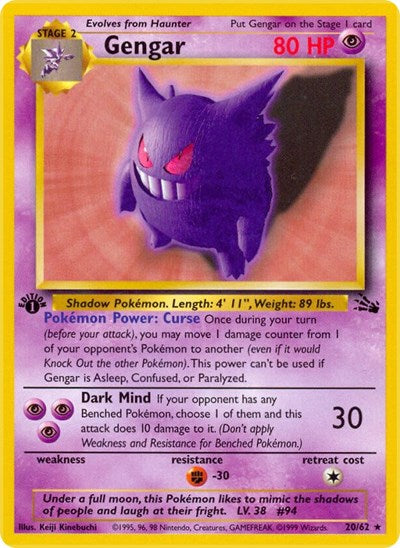 Gengar 20 - Fossil