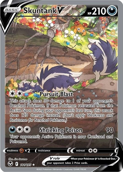 Skuntank V (Alternate Full Art) - SWSH12: Silver Tempest