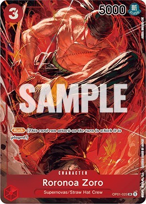 Roronoa Zoro 025 Parallel - Romance Dawn