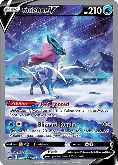 Suicune V - SWSH: Crown Zenith: Galarian Gallery