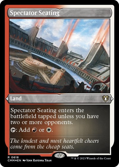 Spectator Seating (Foil Etched) - Commander Masters