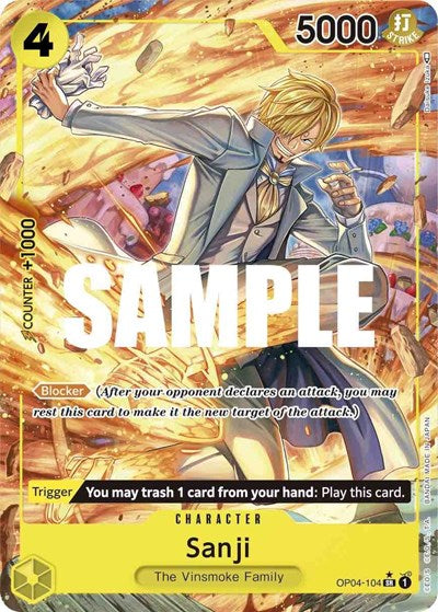 Sanji 104 Alternate Art - Kingdoms of Intrigue