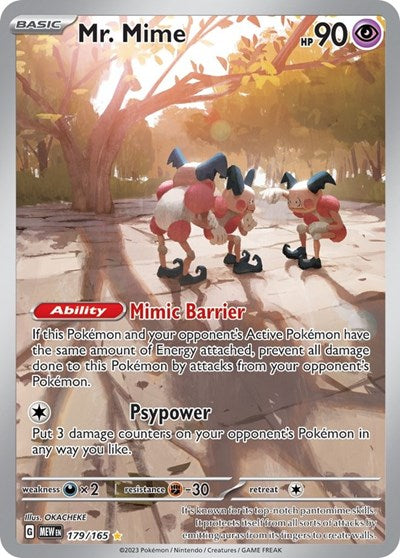 Mr Mime 179 165 - SV: Scarlet & Violet 151
