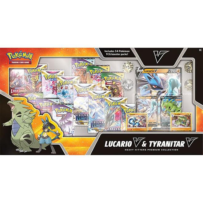 Pokemon Lucario V & Tyranitar Heavy Hitters Premium Collection