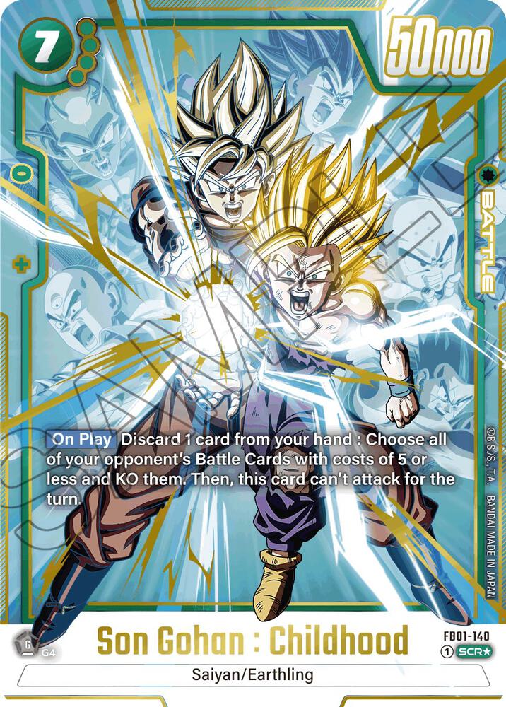 Son Gohan : Childhood - FB01-140 (Alternate Art) - Awakened Pulse (FB01)