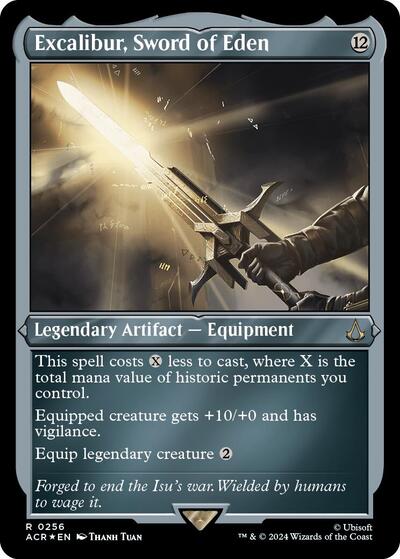 Excalibur, Sword of Eden (Foil Etched) - Universes Beyond: Assassin's Creed