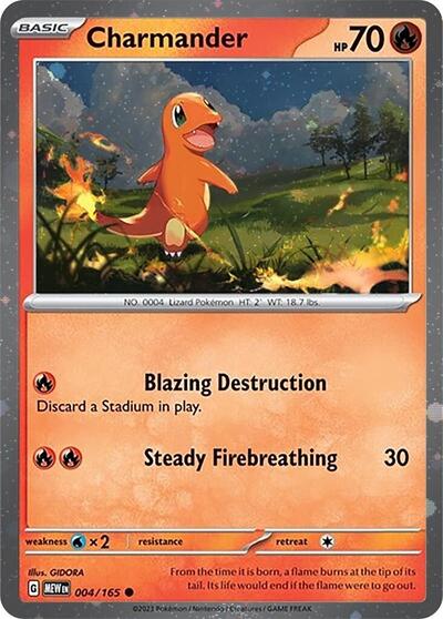 Charmander 004 165 Cosmos Holo - Miscellaneous Cards & Products