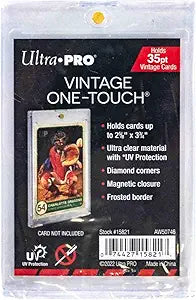Ultra PRO - 35 pt. Vintage One Touch Sports Cards Holder and Protector