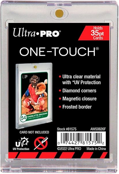 Ultra Pro 35 pt One-Touch Magnet Card Holder with UV Protection