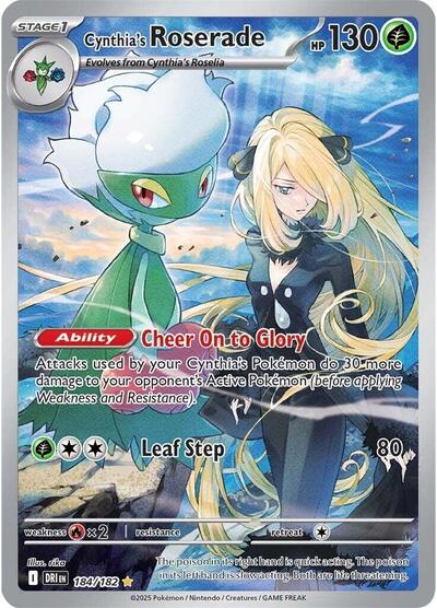 Cynthias Roserade 184 182 - SV10: Destined Rivals