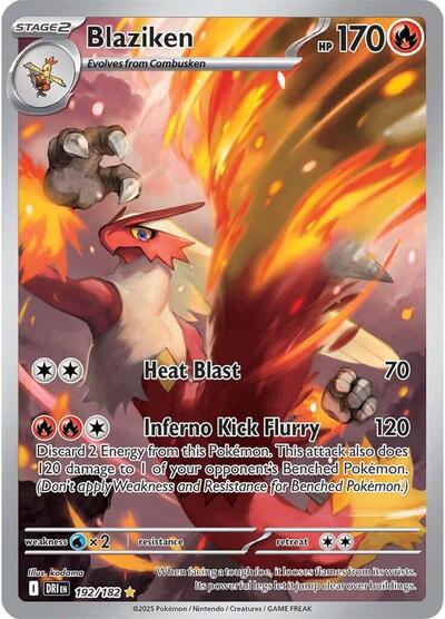 Blaziken 192 182 - SV10: Destined Rivals