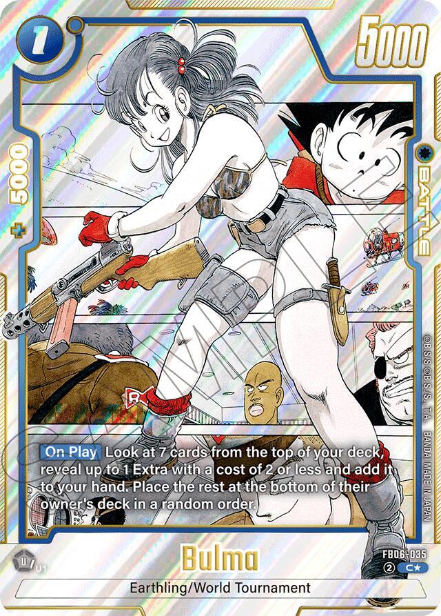 Dragonball Super Fusion World TCG - Bulma FB06-035 C*