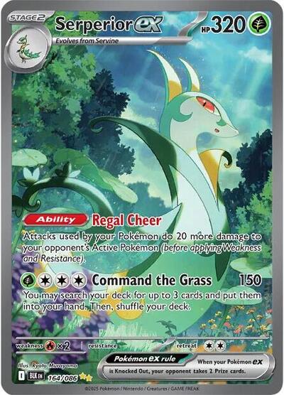 Serperior ex - 164/086 - SV: Black Bolt