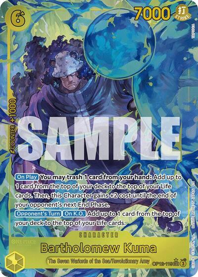 Bartholomew Kuma Alternate Art - Legacy of the Master