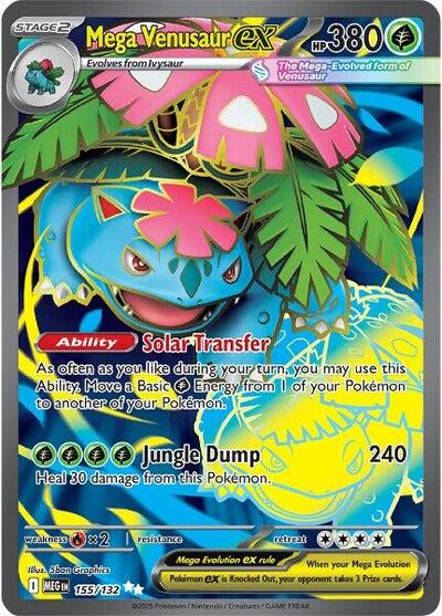 Mega Venusaur ex 155 132 - ME01: Mega Evolution