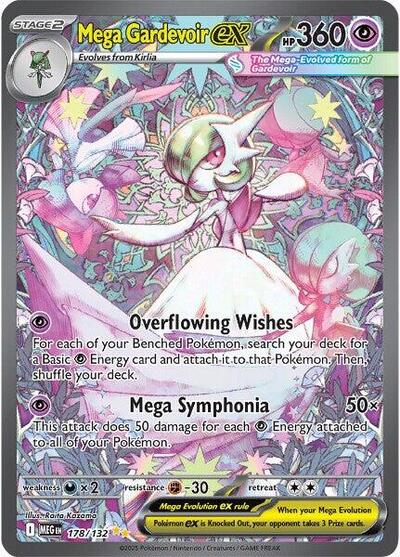 Mega Gardevoir ex 178 132 - ME01: Mega Evolution