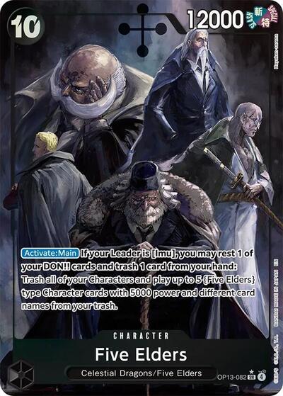 Five Elders (Alternate Art) - Carrying On His Will