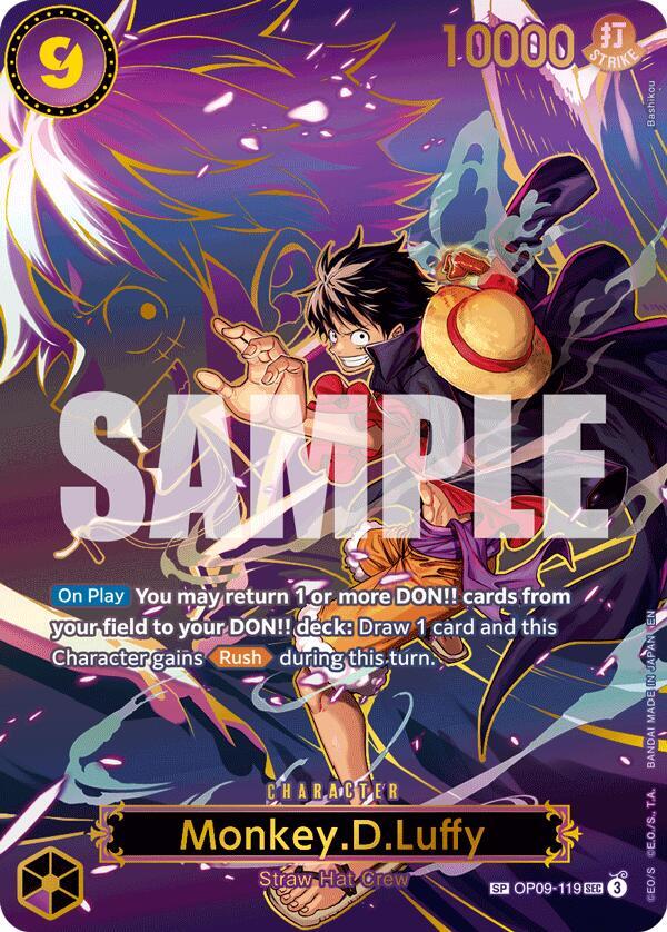 Monkey.D.Luffy - OP09-119 (SP) - Carrying On His Will