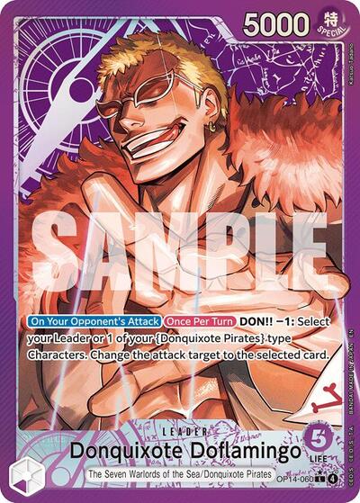 Donquixote Doflamingo - OP14-060 (Alternate Art) - The Azure Sea's Seven