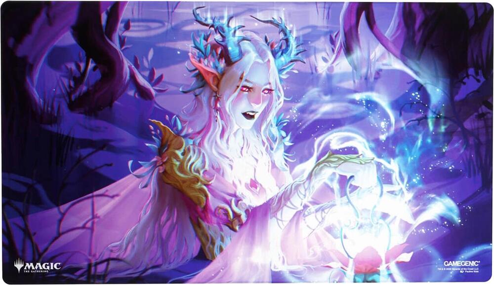 Magic: The Gathering Lorwyn Eclipsed Shiny Playmat - Twilight Diviner - GameGenic Playmats