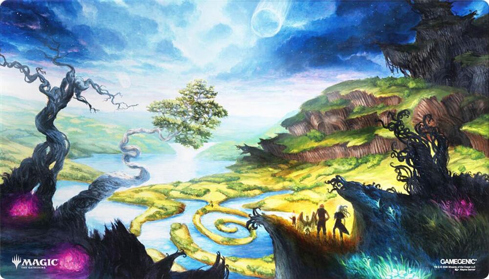 Magic: The Gathering Lorwyn Eclipsed Shiny Playmat - Evolving Wilds - GameGenic Playmats