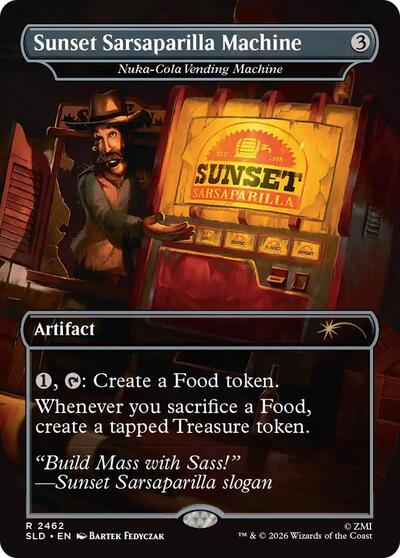 Sunset Sarsaparilla Machine - Nuka-Cola Vending Machine - Secret Lair Drop Series