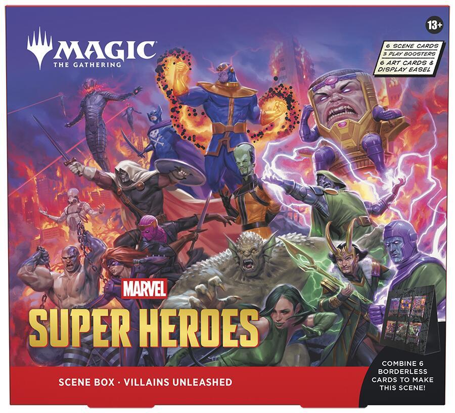 Magic The Gathering TCG - Marvel Super Heroes Scene Box - Villains Unleashed