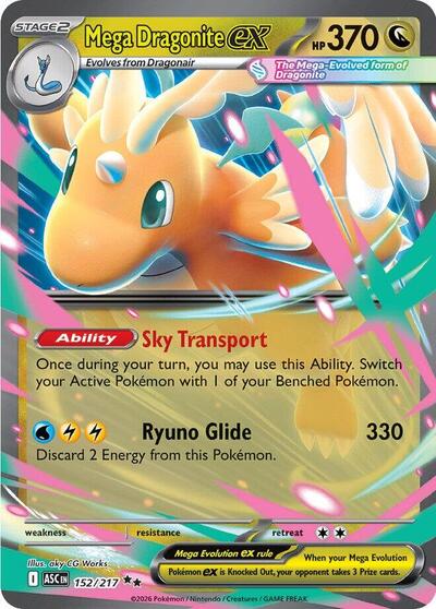 Mega Dragonite ex 152 217 - ME: Ascended Heroes