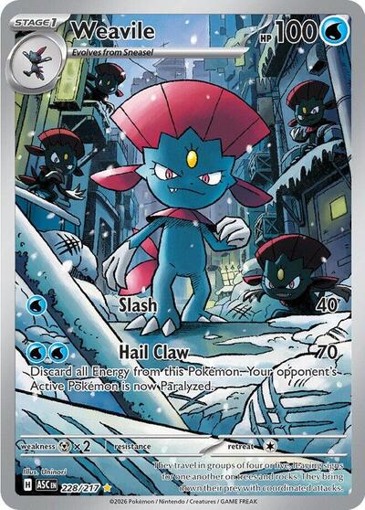 Weavile 228 217 - ME: Ascended Heroes
