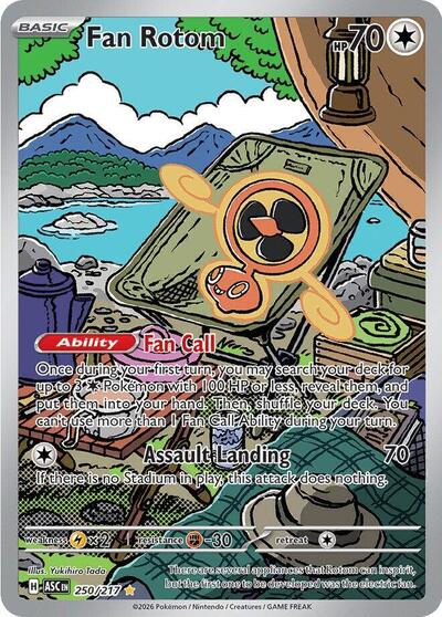 Fan Rotom 250 217 - ME: Ascended Heroes